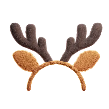 Deer Headband 3 D Icon 3D Icon