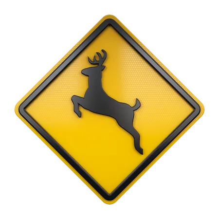 Deer Sign  3D Icon