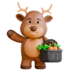 Deer with Vegetables