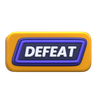 3d defeat illustration