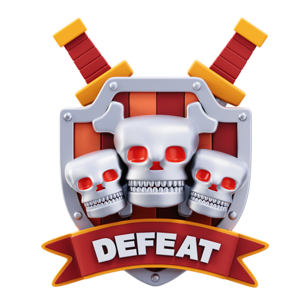 Defeat  3D Icon