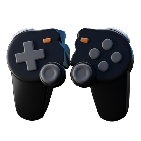 Kaputter Gaming-Controller  3D Icon