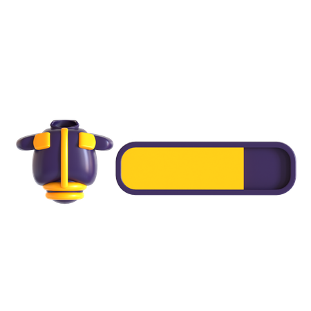Defense Bar  3D Icon