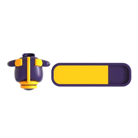 Defense Bar  3D Icon