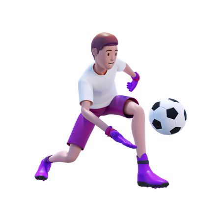 Défenseur de football  3D Icon