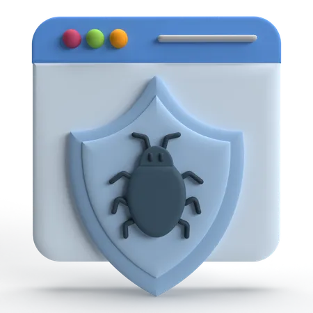 Defesa contra bugs  3D Icon
