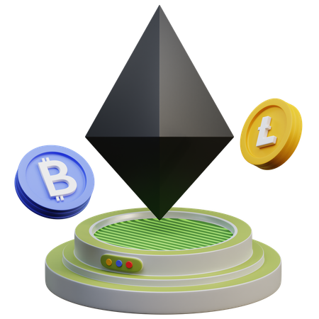 Defi Platform  3D Icon