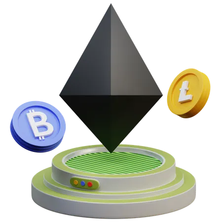Defi Platform  3D Icon