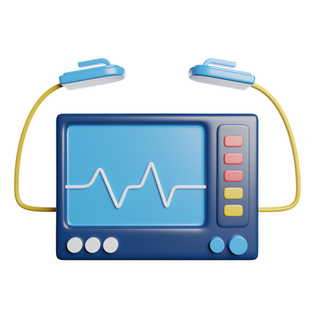 Defibrillator  3D Icon