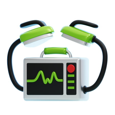 Defibrillator  3D Icon