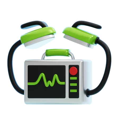 Defibrillator  3D Icon