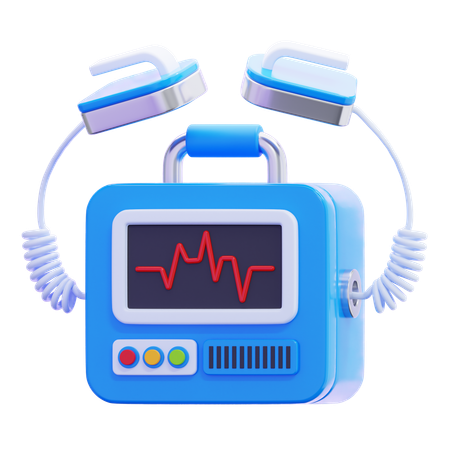 除細動器  3D Icon