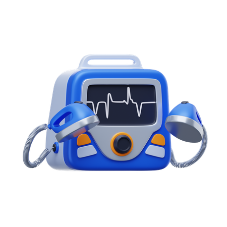 Defibrillator  3D Icon