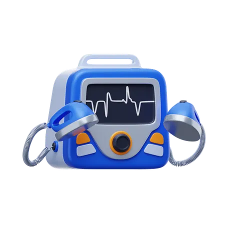 Defibrillator  3D Icon