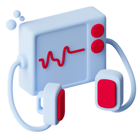 Defibrillator  3D Icon