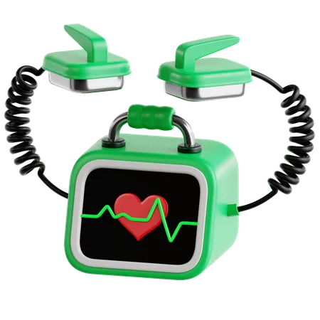 Defibrillator  3D Icon