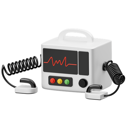 Defibrillator  3D Icon