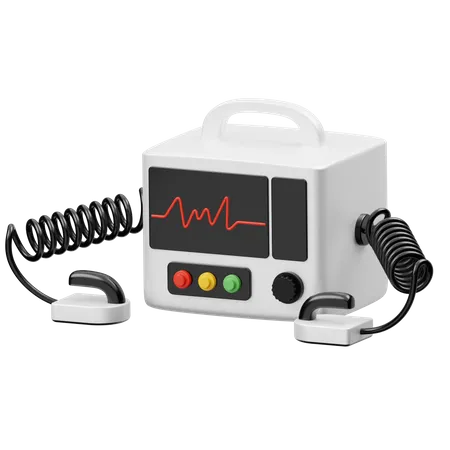 Defibrillator  3D Icon