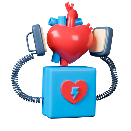 Defibrillator  3D Icon