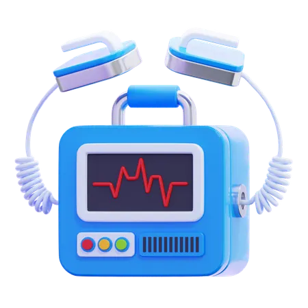 Defibrillator  3D Icon