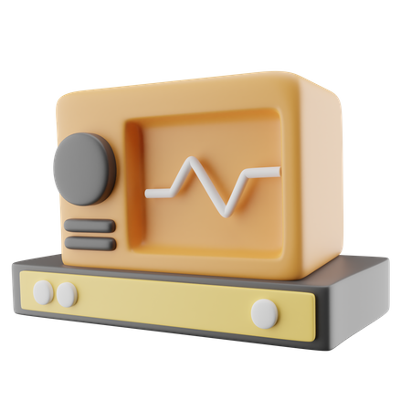 Defibrillator  3D Icon