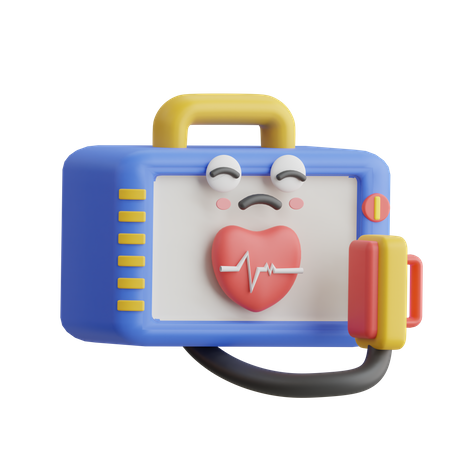 Defibrillator  3D Icon