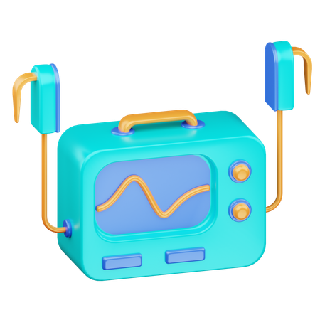 Defibrillator  3D Icon