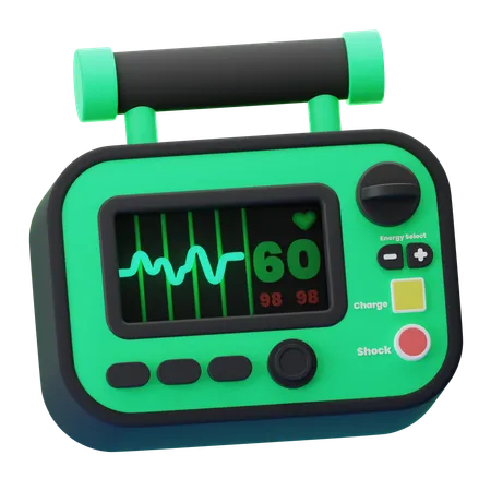 DEFIBRILLATOR  3D Icon