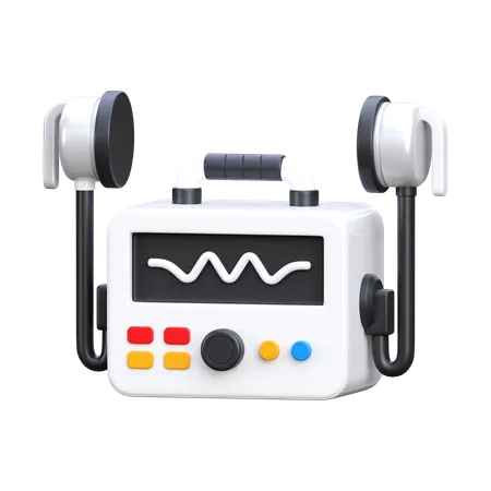 Defibrillator  3D Icon