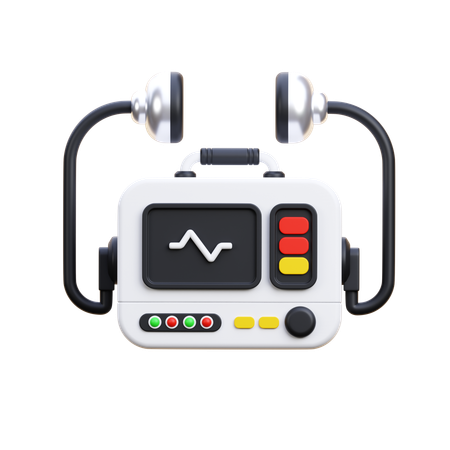 Defibrillator  3D Icon