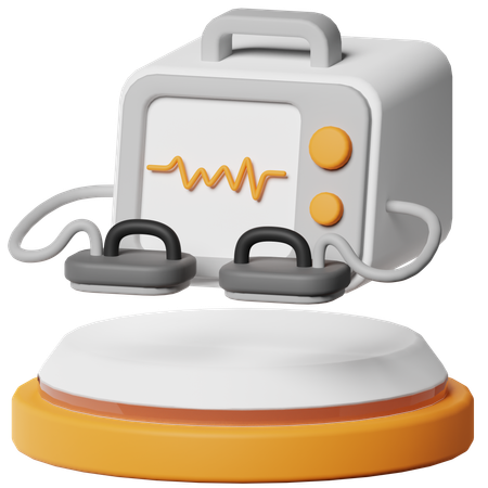 Defibrillator  3D Icon