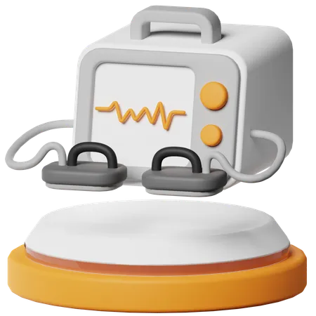 Defibrillator  3D Icon