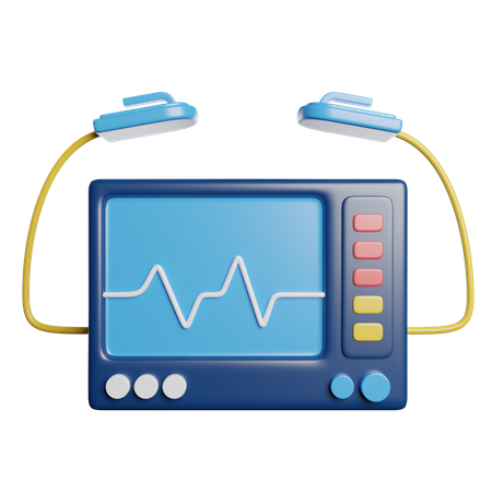 Defibrillator  3D Icon