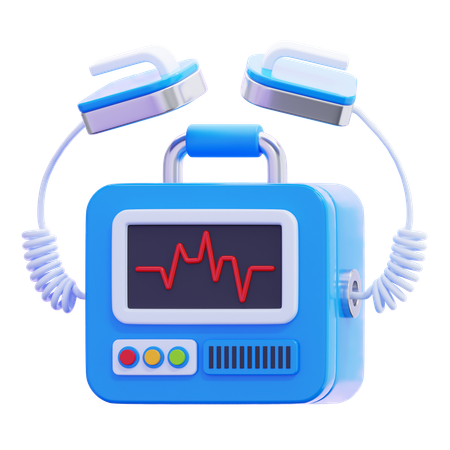 Defibrillator  3D Icon