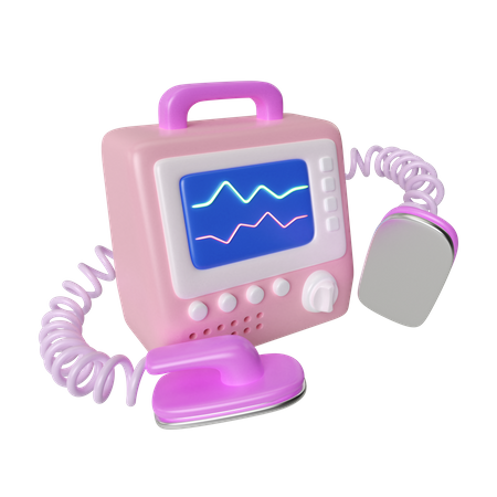 Defibrillator  3D Icon