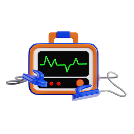 Defibrillator  3D Icon