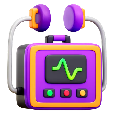 Defibrillator  3D Illustration