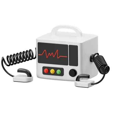 Defibrillator 3D Icon