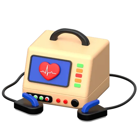 Defibrillator  3D Icon