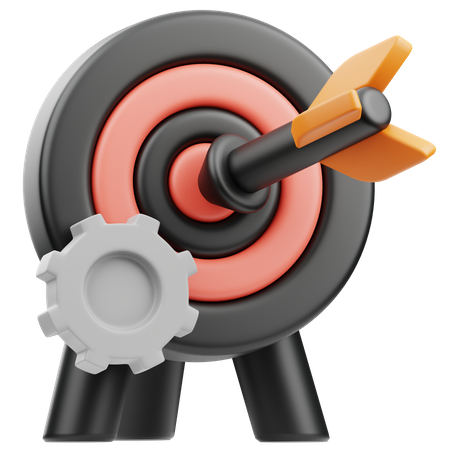 Definição de metas  3D Icon