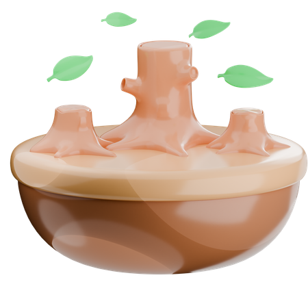 Déforestation  3D Icon