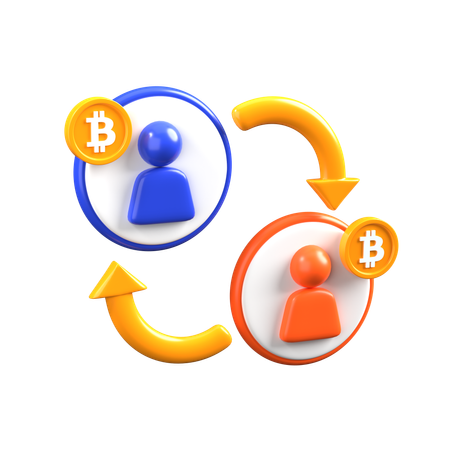 D'égal à égal  3D Icon