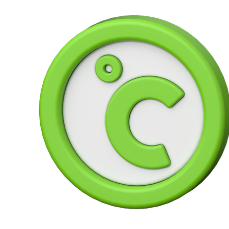 Degré Celsius  3D Icon