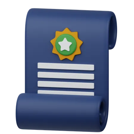 Degree  3D Icon