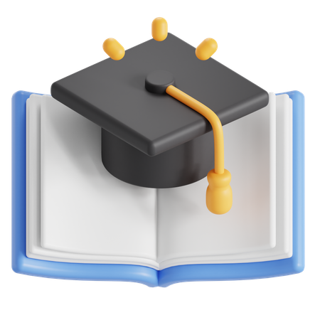 Degree book  3D Icon