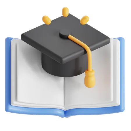 Degree book  3D Icon