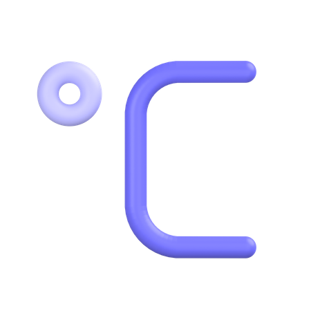 Degree Celsius  3D Icon