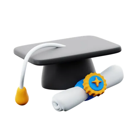 Degree Completion  3D Icon