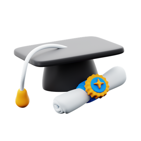 Degree Completion  3D Icon