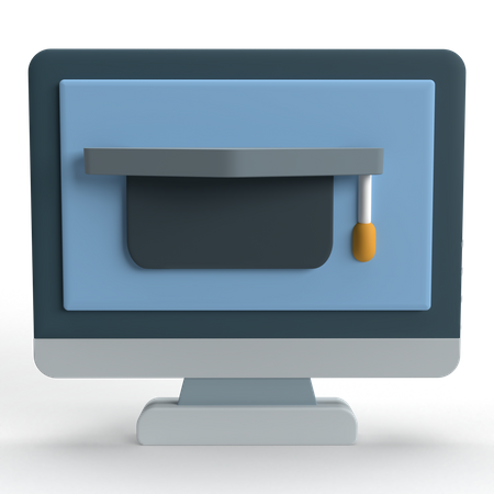 Degree Course  3D Icon